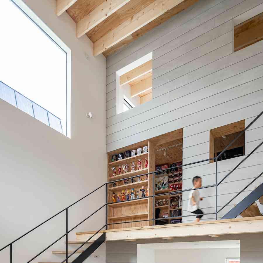 趣味室のある家 of Futoshi Horibe Architects