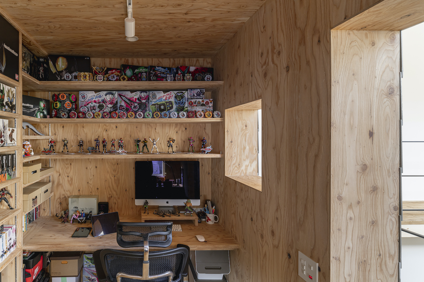 趣味室のある家 of Futoshi Horibe Architects